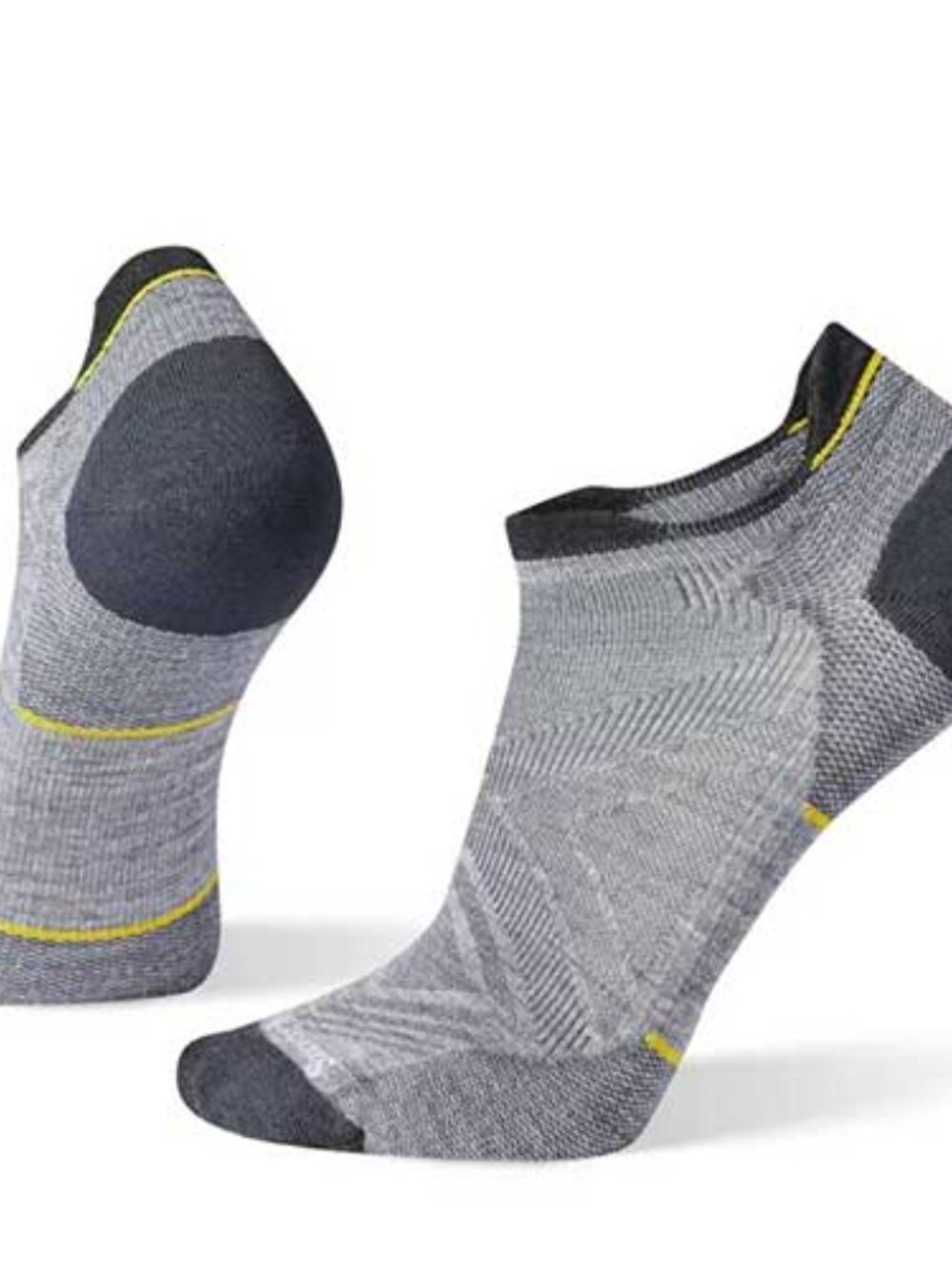 SmartWool Run Zero Cushion Low Ankle Unisex Socks Women's Medium NWT Light Gray - Picture 2 of 5